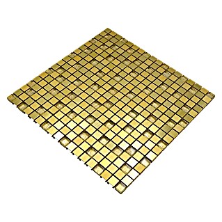 Mozaik pločica Quadrat ALF A307 (30 x 30 cm, Zlatne boje, Mat)