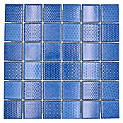 Mosaikfliese Quadrat Celadon Heritage CH C2  (29,8 x 29,8 cm, Blau, Glänzend)
