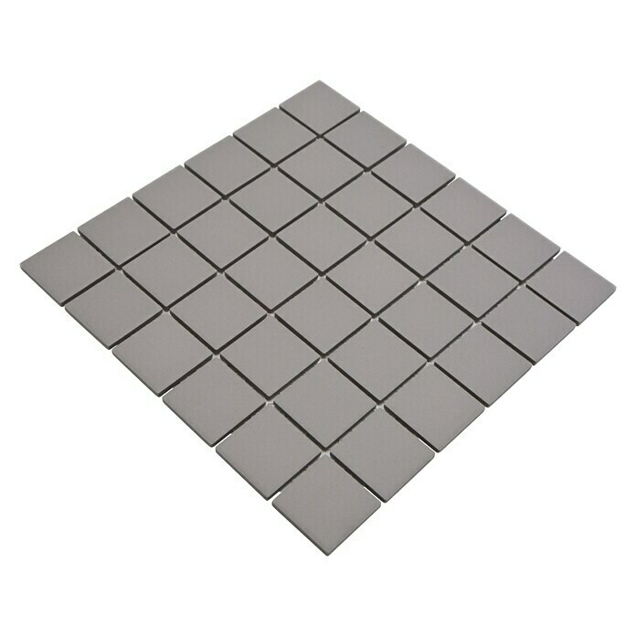 Mosaikfliese Quadrat Uni CU 203 (29,8 x 29,8 cm, Hellgrau, Matt)