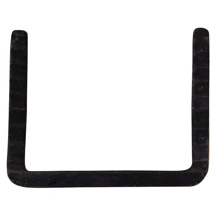 U-profiel kunststof (260 x 0,9 x 1,3 cm, Zwart, Kunststof) | BAUHAUS