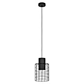 Eglo Pendelleuchte rund MILLIGAN (40 W, Ø x H: 200 mm x 110 cm, Schwarz/Weiss, E27) | BAUHAUS