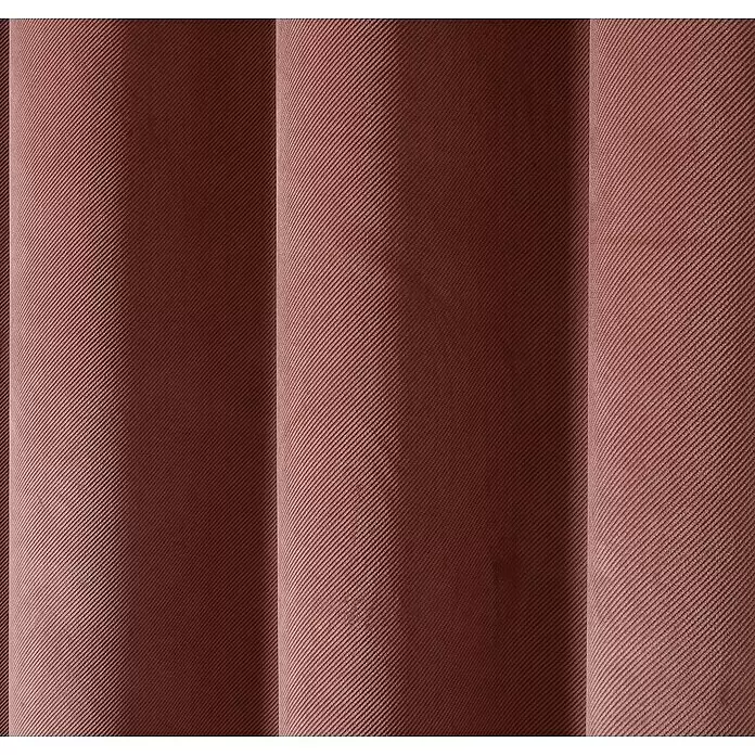 Elbersdrucke Ösenschal Cosy - Altrosa, 100% Polyester - Detailaufnahme