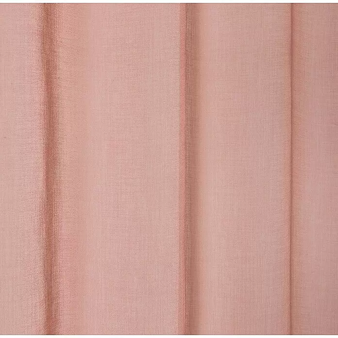 Elbersdrucke Schlaufenschal Air - Rosa, B x H: 140 x 255 cm, 100% Polyester - Hellrosa, durchsichtiger, strukturierter Stoff mit sanften vertikalen Falten.