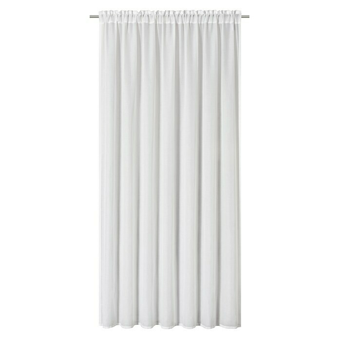 Elbersdrucke Vorhang | Polyester) 100% 255 BAUHAUS cm, (Offwhite, x 200 Spume