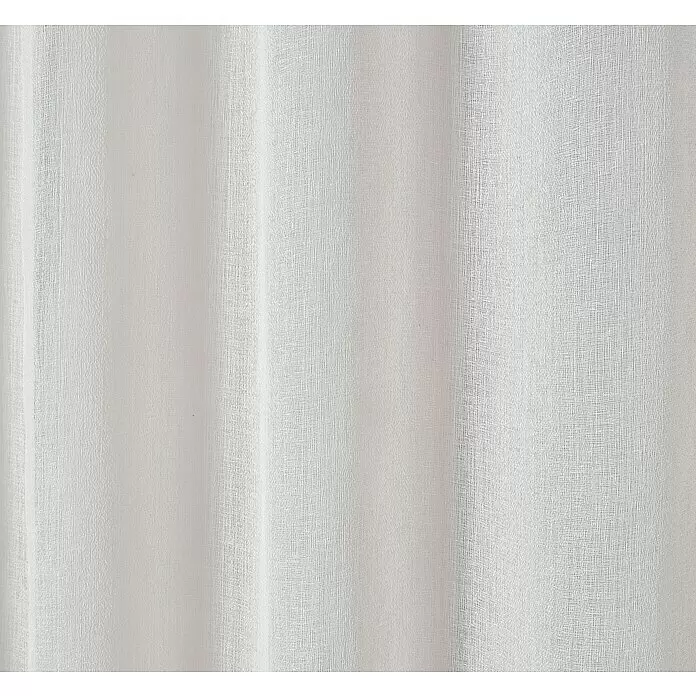 Elbersdrucke Schlaufenschal Air - Offwhite, B x H: 140 x 255 cm, 100% Polyester - Weißer transparenter Stoff mit Webstruktur und sanften vertikalen Falten.