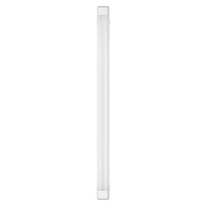Osram LED-Lichtleiste Power Batten - L x B x H: 120 x 8,2 x 4,8 cm, Lichtfarbe: Kaltweiß, 50 W, 220 V - 240 V - Nahaufnahme einer weißen Schutzgitterverlängerung für Treppen und Türen, ideal für die Sicherheit von Kindern und Haustieren im Haus.