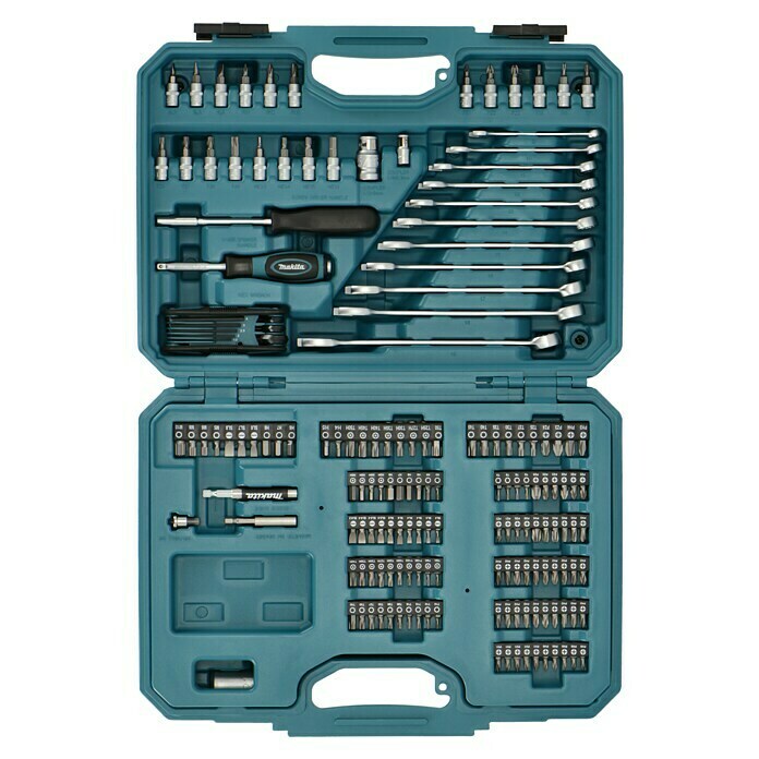 Makita Werkzeugkoffer-Set E-10883Inhalt: 221 -tlg. Top View