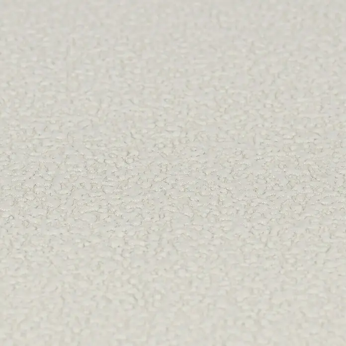 Rasch Vliestapete - Braun/Erdtöne/Taupe, Uni, 10,05 x 0,53 m, Feine Struktur - Nahaufnahme einer strukturierten, weißen Oberfläche, die an eine matte, pulverbeschichtete Oberfläche erinnert und eine robuste Textur zeigt.