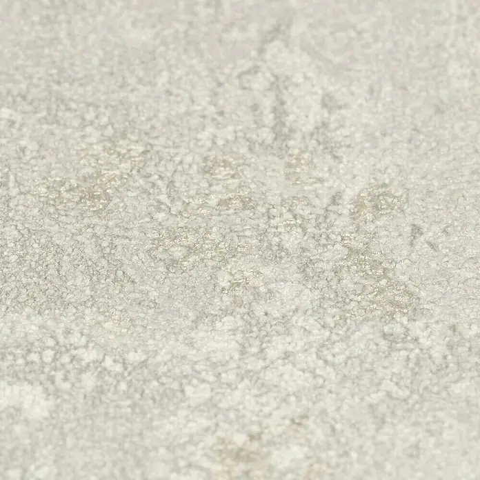 Rasch Vliestapete - Braun, Uni, 10,05 x 0,53 m, Spachtelstruktur - Nahaufnahme einer beigen, strukturierten Oberfläche, ideal als Hintergrund für Produktpräsentationen oder Texturen in Designprojekten.