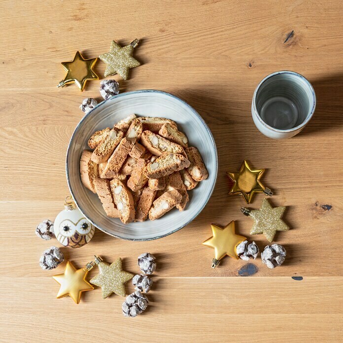 Christbaumschmuck SternGold, Kunststoff, Stern, 8 Stk. Mood Shot