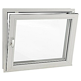 Solid Elements Kellerfenster (B x H: 100 x 60 cm, DIN Anschlag: Rechts, Weiß)