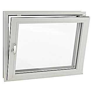 Solid Elements Kellerfenster (B x H: 100 x 50 cm, DIN Anschlag: Rechts, Weiß)