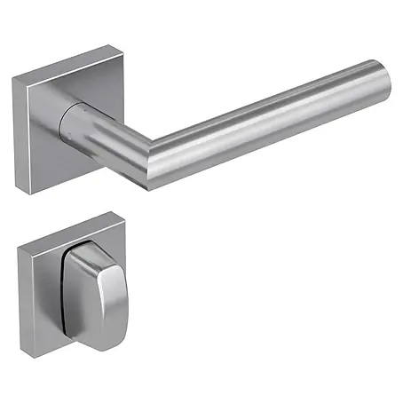 Diamond Doors Modern Drückergarnitur WC Quattro L-Form