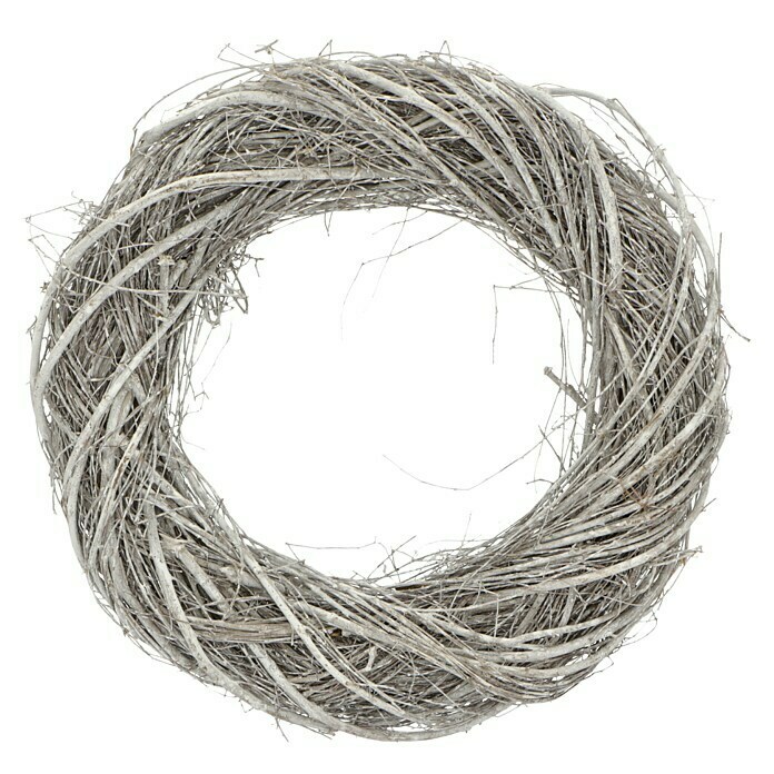 Dekokranz Wild Willow (Durchmesser: 35 cm, Weiß) | BAUHAUS