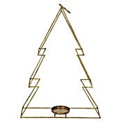 Teelichthalter Weihnachtsbaum (Höhe: 34 cm, Gold, Metall) | BAUHAUS