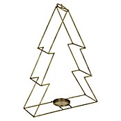 Teelichthalter Weihnachtsbaum (Höhe: 34 cm, Gold, Metall) | BAUHAUS