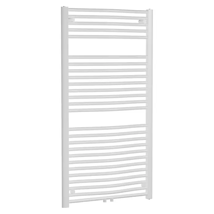 Admiral Badheizkörper Madrid - B x H: 600 x 1.210 mm, Wärmeleistung bei Vorlauftemperatur von 75 °C (D: 50): 750 W, Weiß - Heizkörper für das Badezimmer.
