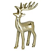 Dekofigur Hirsch Gold Groß (L x B x H: 12 x 5 x 21 cm, Gold, Aluminium) | BAUHAUS