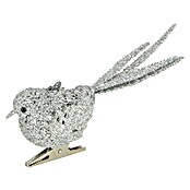 Christbaumschmuck Clipvogel (Silber, Kunststoff, 1 Stk., 12 x 4 x 10 cm) | BAUHAUS