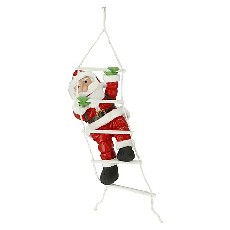 Figura LED navideña con escalera LED