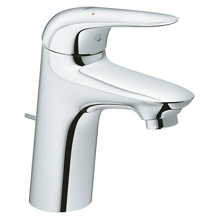 Grohe Eurostyle Solid Waschtischarmatur S-Size (Chrom, Glänzend, Mit Zugstange)