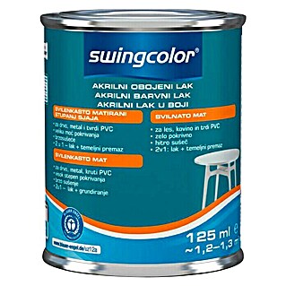 swingcolor Akrilni lak (Crvena, 125 ml, Svilenkasti mat)
