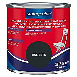 swingcolor Pisani lak (Črna, 375 ml, Sijaj)