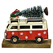 Dekofigur Weihnachtsbus (L x B x H: 12 x 5 x 10 cm, Rot, Metall) | BAUHAUS