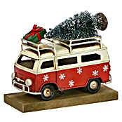 Dekofigur Weihnachtsbus (L x B x H: 12 x 5 x 10 cm, Rot, Metall) | BAUHAUS