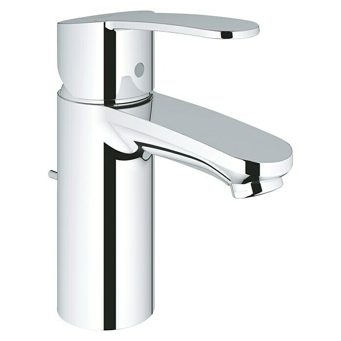 Grohe Eurostyle Cosmopolitan Waschtischarmatur S-SizeChrom, Glänzend, Mit Zugstange, Mit Durchflussmengenbegrenzung Diagonal View