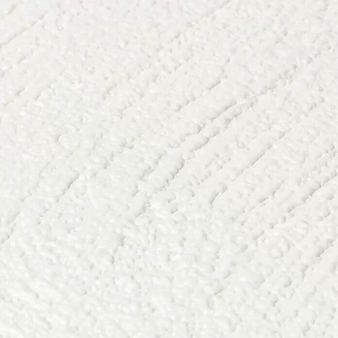 Rasch Vliestapete - Beige/Creme, Uni, 10,05 x 0,53 m, Spachtelstruktur - Weiße, texturierte Oberfläche mit einem holprigen und gerillten Muster.