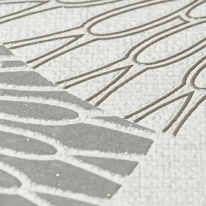 Rasch Tapetenwechsel Vliestapete - Grau, 10,05 x 0,53 m - Detailaufnahme