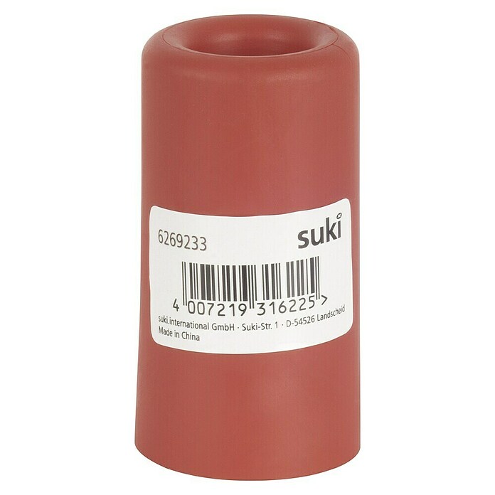 Suki Deurstopper Kunststof (Ø x h: 40 x 75 mm, Rood) | BAUHAUS