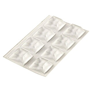 Fix-o-moll Antislip en geluiddempers (l x b: 20 x 20 mm, Transparant, Lijmen, 8 st.)