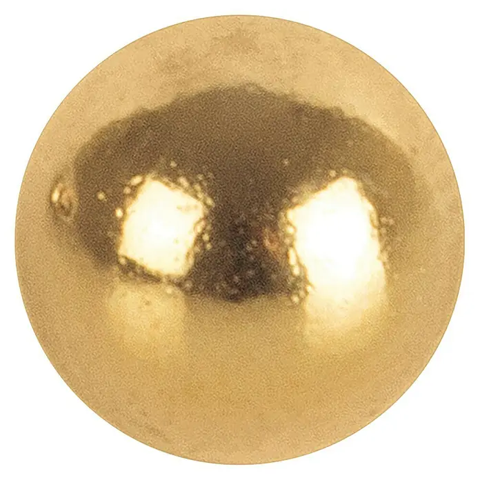 Suki Imán bola - Redonda, Diámetro: 5 mm, Dorado, 8 ud. - Bola dorada con reflejos, ideal para decoraciones festivas y proyectos de manualidades.