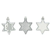 Christbaumschmuck Stern (Silber, Kunststoff, Stern, 8 Stk.) | BAUHAUS