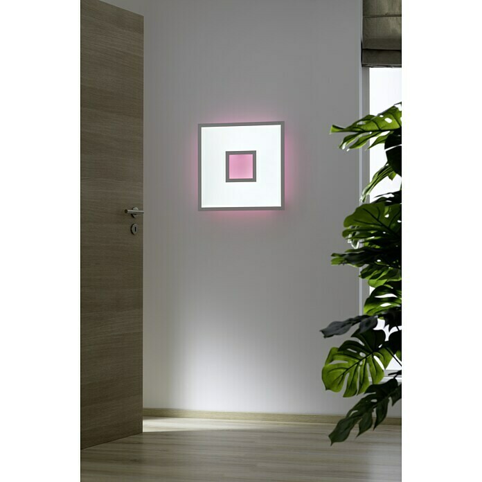 EGLO LED Deckenleuchte, LED-Leuchtmittel fest verbaut, Warmweiß,  Farbwechsel, RGB LED Decken Lampe Wohn Zimmer Strahler Flur Leuchte