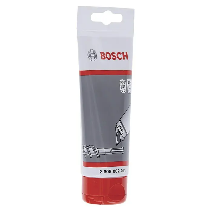 Bosch Grasa para broca - 100 mg - Tubo de grasa para brocas Bosch para lubricar herramientas de perforación y reducir el desgaste, asegurando una vida útil más larga de brocas y cinceles.