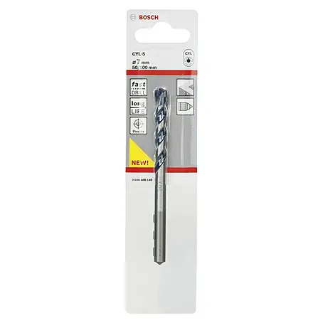 Bosch  Broca para hormigón y mampostería CYL-5