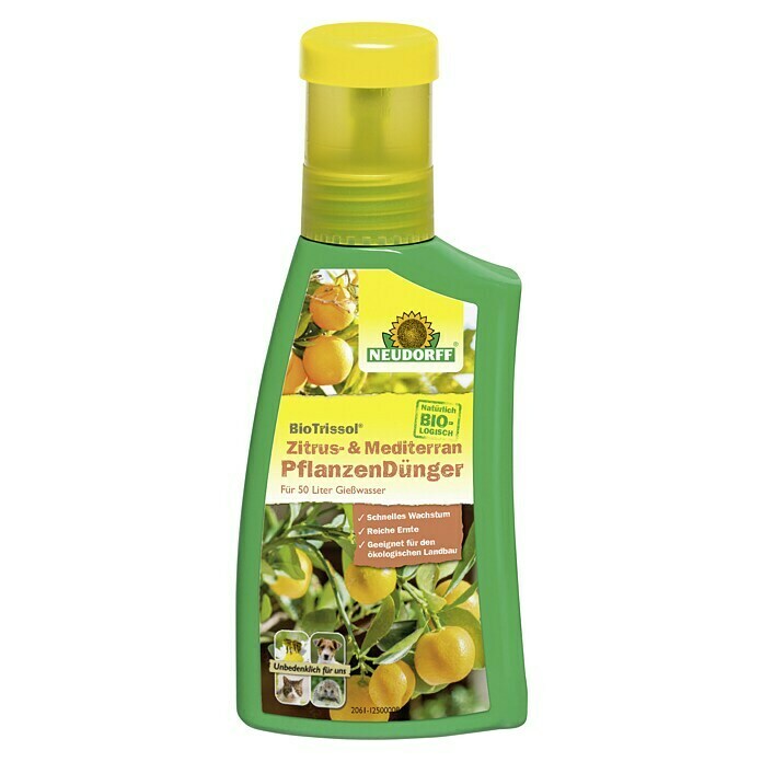 Neudorff BioTrissol Zitrusdünger250 ml, Inhalt ausreichend für ca.: 50 l Front View