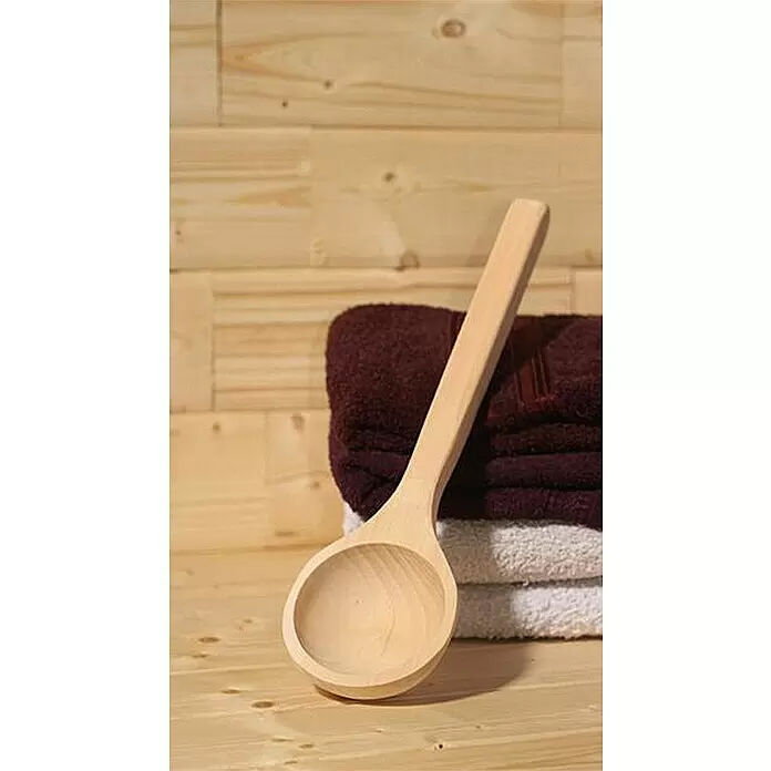 Karibu Schöpfkelle Classic - Holz, 140 ml - Detailaufnahme