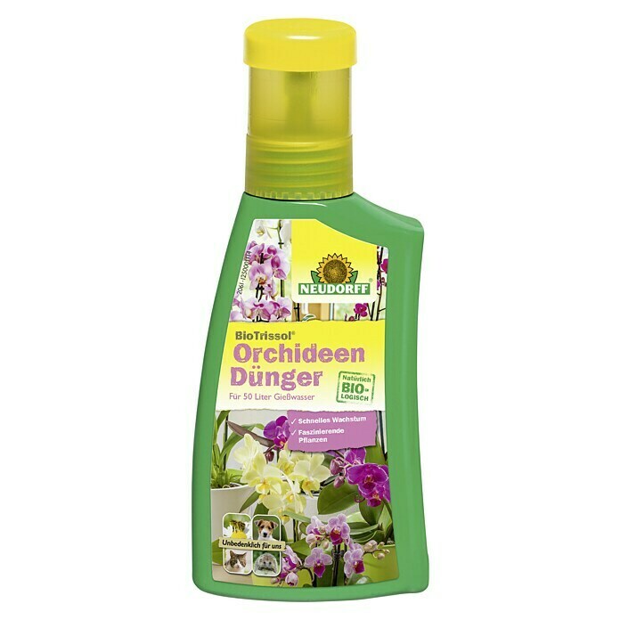 Neudorff BioTrissol Orchideendünger250 ml, Inhalt ausreichend für ca.: 50 l Front View