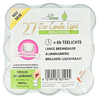 Teelichter ECL (27 Stk., Weiß)