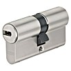 Abus Profilzylinder D20 (Baulänge innen: 55 mm, Baulänge außen: 40 mm, Anzahl Schlüssel: 5 Stk., Baulänge innen/außen: 40/55 mm, Nickel) | BAUHAUS