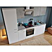 Respekta Küchenzeile KB270WWBSCGKE178G (Breite: 270 cm, Mit Elektrogeräten, Weiß)