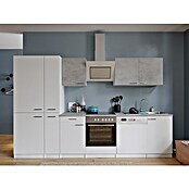 Respekta Composición de cocina (Ancho: 310 cm, Con dispositivos eléctricos, Blanco)