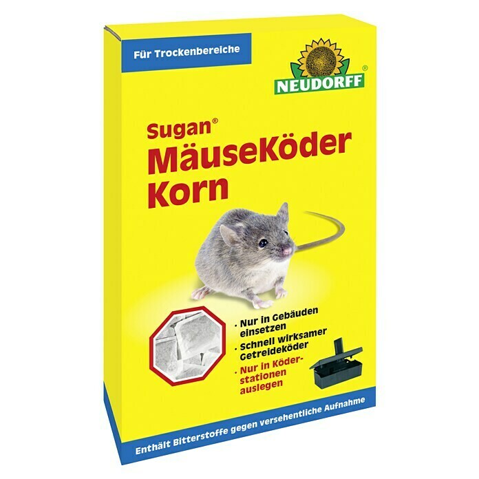 Neudorff Sugan Mäuseköder-Korn120 g Diagonal View