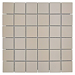 Mosaikfliese Quadrat Uni CD 272 (29,8 x 29,8 cm, Beige, Matt)