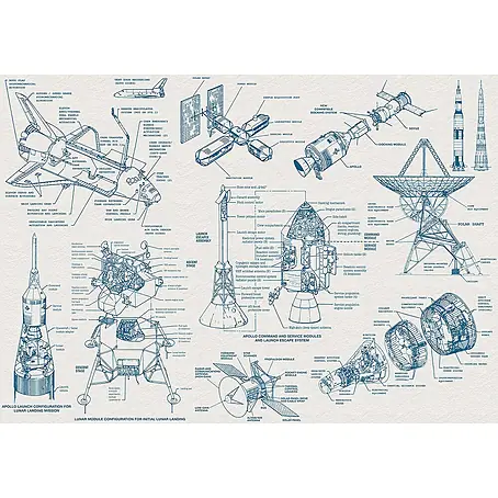 Komar  Fototapete Spacecraft Architect
