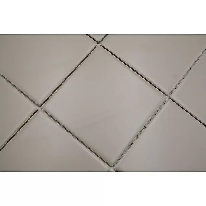 Mosaikfliese Quadrat Uni CQ 145 - 29,8 x 29,8 cm, Beige/Braun, Matt - Detailaufnahme